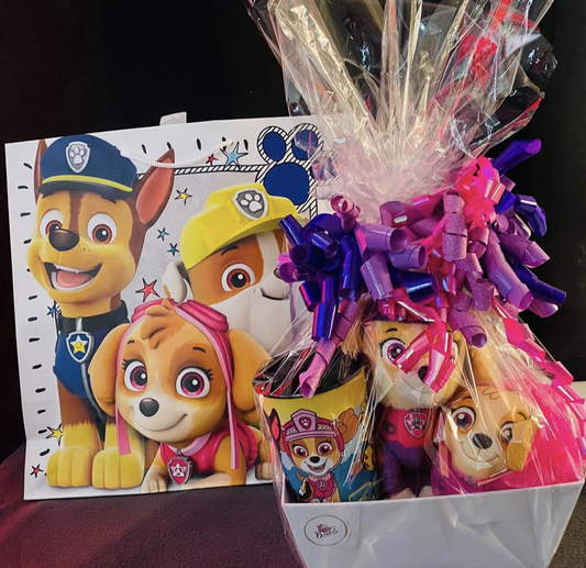 Paw patrol gift basket