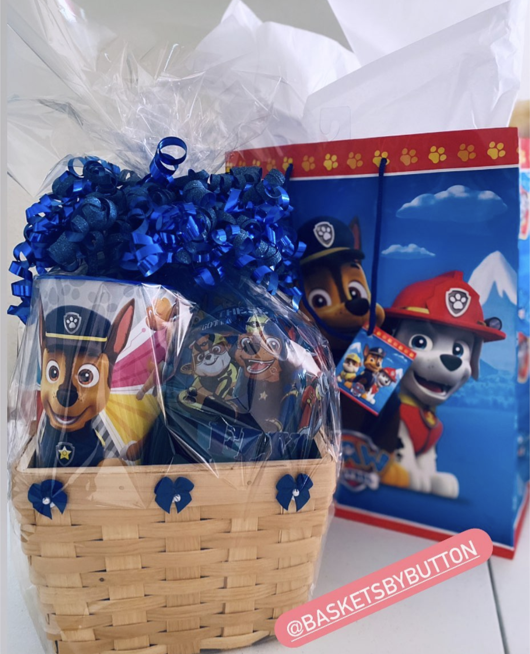 Paw patrol gift basket