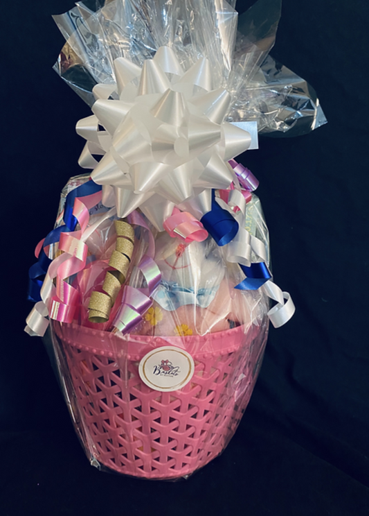 Little girls christian gift basket